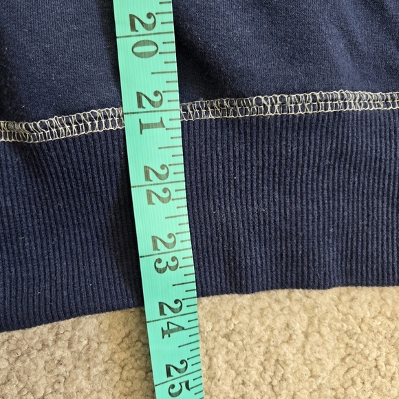 NFL NEW ENGLAND PATRIOTS Majestic Navy Blue and White Lightweight Hoodie. Size S - Picture 8 of 10